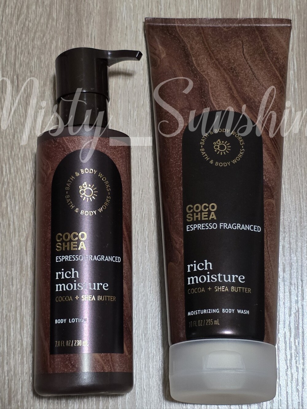 Bath & Body Works Coco Shea Rich Moisture Set - Espresso Fragranced Set New RARE